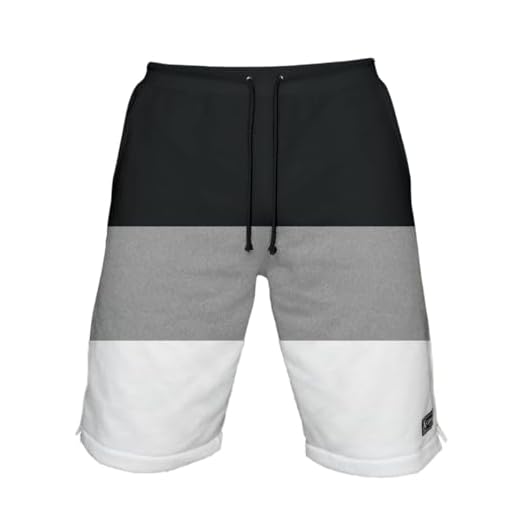 Bermuda Moletom Masculina com 3 Bolsos Short Básico Casual Treino (M, Colorido)