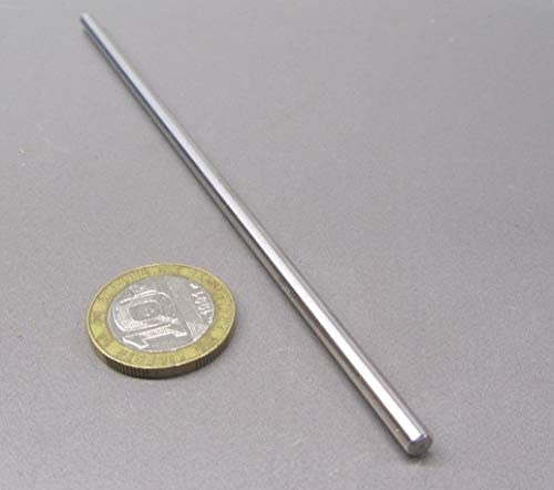 17-4 PH Stainless Steel Hardened Shaft .156" Diameter x 6" Long 1 pc