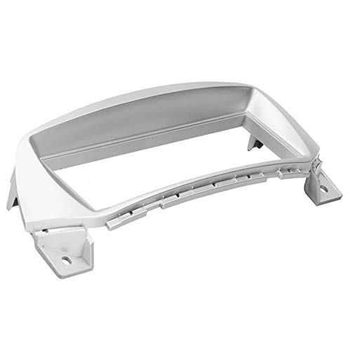 Naroote Fascia per Autoradio Adatta per Alto 2010-2012, Elegante Cornice per Pannello Stereo da Cruscotto Color Argento per Lettore DVD Singolo DIN, Comoda da Usare, Resistente All'usura,