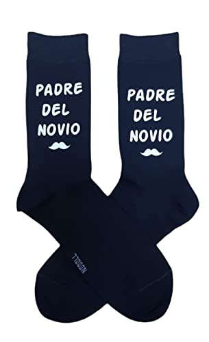 Los Eventos de la Tata. Calcetines divertidos para Boda. Calcetines para Novio - Calcetines para Padrino - Calcetines padre de la novia - Calcetines padre del Novio (El Padre del Novio)