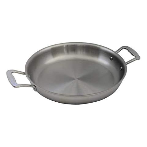 Little Griddle ANYWARE Lifetime Guaranteed 7-Ply USA Crafted Outdoor Indoor Fry Pan with Induction Ready Stainless Steel Cooking Surface, 5-Layer Aluminum Core and Two Helper Handles Cover