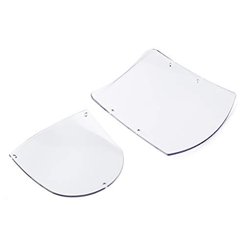 Image of TCMT ABS Windshield Quarter Fairing Kit Fits For Sportster XL 88-16 Dyna 95-05 FXR 86-94 (Clear)