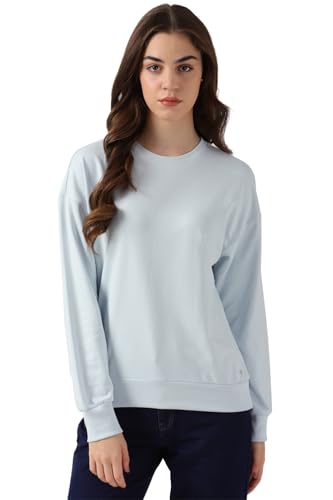 Image of Van Heusen Cotton Women Round Neck Sweatshirt