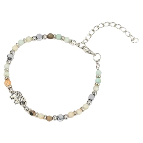 Bijoux éléphant en pierre naturelle turquoise, le cadeau parfait et délicat pour elle