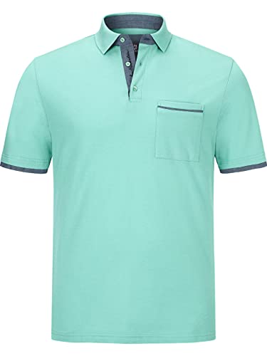 Jan Vanderstorm Homme Polo Melker en coton piqué à manches courtes