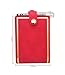 Teanea Refillable Small To Do List Notepad with Lanyard and Pen, Memo Notepad for Elderly, Red + 1 Refill