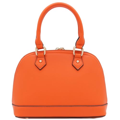 Image of Zip-Around Saffiano Classic Dome Satchel