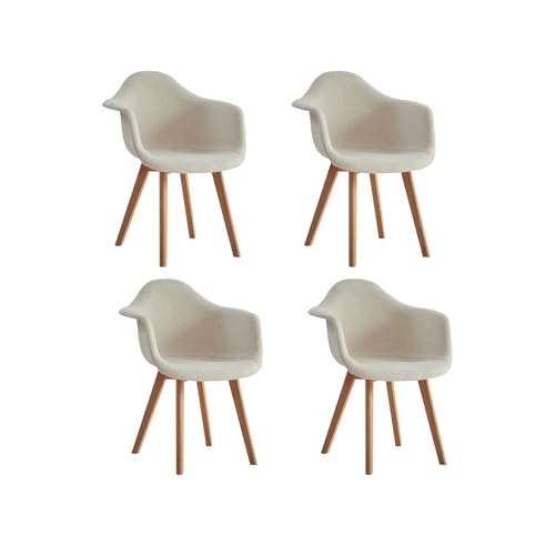 Sillas Comedor Pack 4 Beige Marca GrandCA HOME