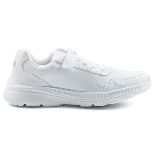 Image of Liberty Leap7x SCHLPRO-3 Uniform School Shoes for Kids with EVA Sole | PU Upper Quick-Wear Velcro Closure | Stylish & Lightweight | Comfortable Footbed | Memory Foam Insole