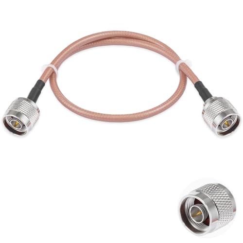 Vecys N à N Mâle Cavalier N Mâle à N Mâle Câble Coaxial à Faible perte RG400 20