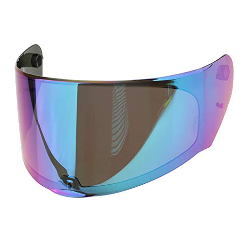 Almencla Plein Visage Moto Modulaire Casque Pare-Brise Visière Cap Teinte Bouclier pour Casque LS2 FF320 328 353