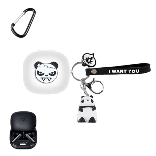 Compatible with Anker Soundcore Liberty 4 pro 対応ハウジング ZuoLeini おしゃれ 創造性 Bluetoothイヤホン シリコン保護スリーブ 360°全面保護 傷防止 落下防止 防塵 防水 着脱簡単 カラ