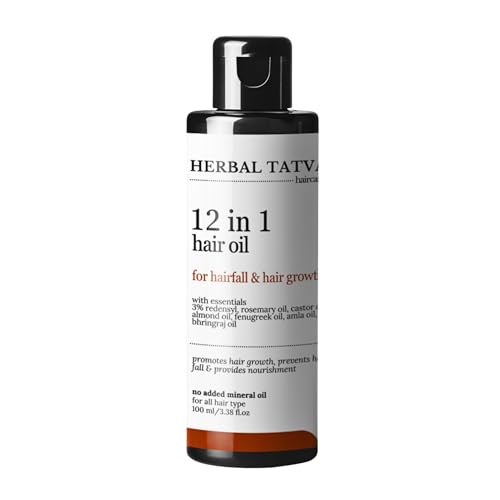 Herbal Tatva 12-in-1 Hair Oil | For Hair Growth, Hair Fall Contro...
