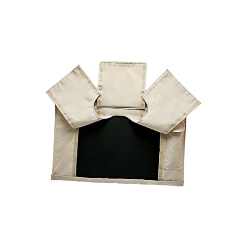 Housse de protection téléviseur extérieur imperméable tissu beige