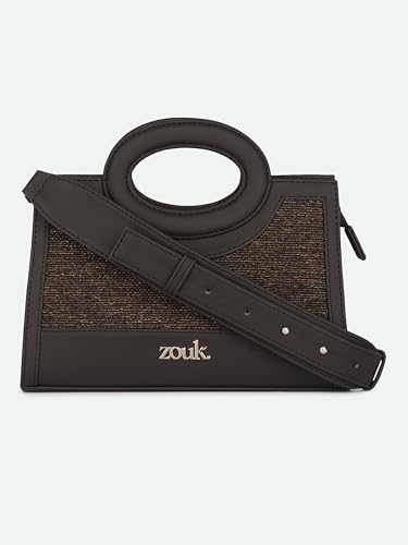 Image of ZOUK Zoe Sling Bag | Stylish Women's Crossbody Bags | Purse | Detachable Strap | Water-Resistant | Trendy Girls Side Bag | Compact & Chic
