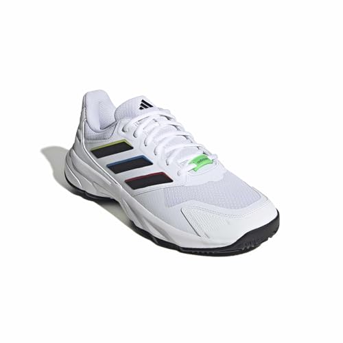 Image of adidas Mens Courtjam Control 3 Tennis Sneakers Shoes - Blue