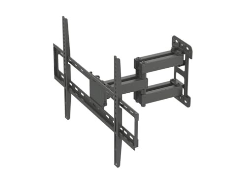 Monoprice Commercial Series Full-Motion Articulating TV Wall Mount Bracket for TVs 37in to 70in Max Weight 99lbs VESA Patterns Up to 600x400 Rotating, Black