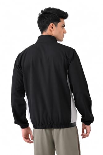 Image of FITINC Men's Sports Jacket | Regular Fit | Full Zip | Zipper Pockets | Jacket for Gym, Running, Cycling & Travel