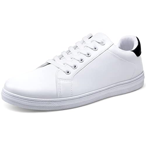 Jousen Men's Fashion Sneakers White Shoes for Men Casual Breathable Shoes