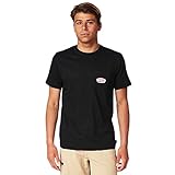 Black RIP CURL Badge tee