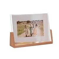 Amazon.co.jp: Fiegcit フォトフレーム アクリルフォトフレーム 木製
