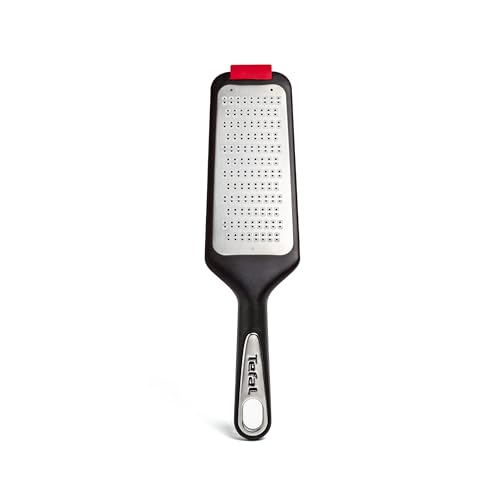 Tefal Ingenio Grater, Black, with Double Sharp Blades, Non-slip Base and Protective Cap - Safety, Efficiency and Stability on Grating