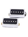 Metallor Humbucker Style Pickups Bridge and Neck Set for Les Paul P90 Style Electric Guitar. (CR)