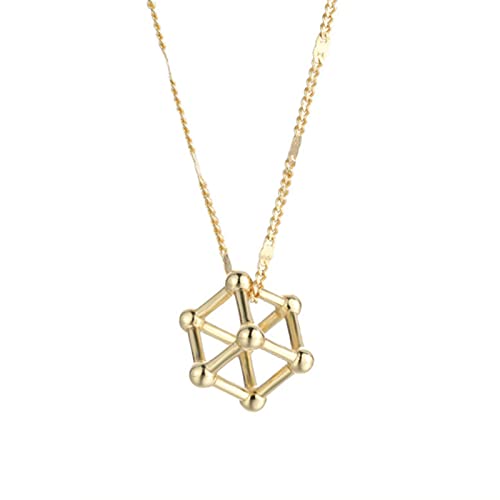 Collier Cube 925 Femmes d'une Brillance d'Exception en Argent