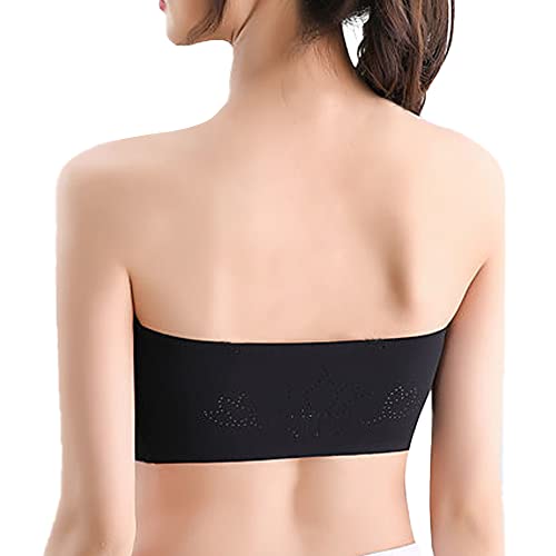 Dress Cici Seamless Strapless Bra with Front Hook Push Up and Removable Shoulder Straps