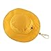 Home Prefer UPF50+Mens Womens Sun Hat Wide Brim Fishing Hat Packable Hiking Gardening UV Protection Hat for Womens Yellow