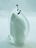 Tripact Inc M Design Art Handcraft White Mouse Animal Handmade Art Glass Paperweight