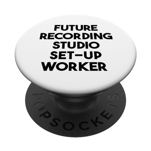 Future Recording Studio Configurer Worker PopSockets PopGrip Interchangeable
