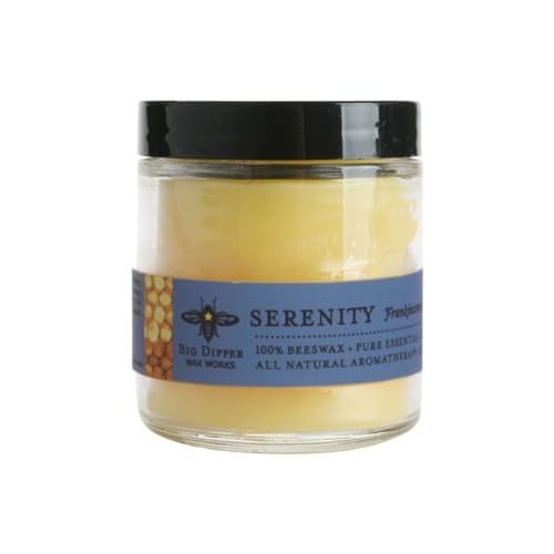 Big Dipper Wax Works Beeswax Aromatherapy Candle - Serenity, 3.2 oz