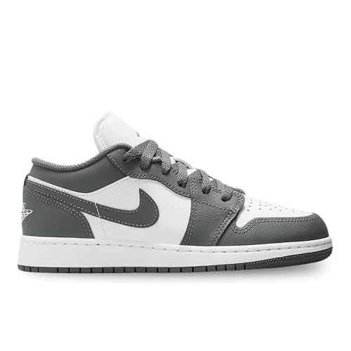 Air Jordan 1 Low Big Kids' Shoes (Iron Grey/Summit White)2