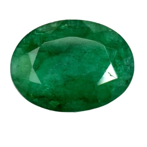 Émeraude naturelle ovale 15mm pour création de bijoux uniques