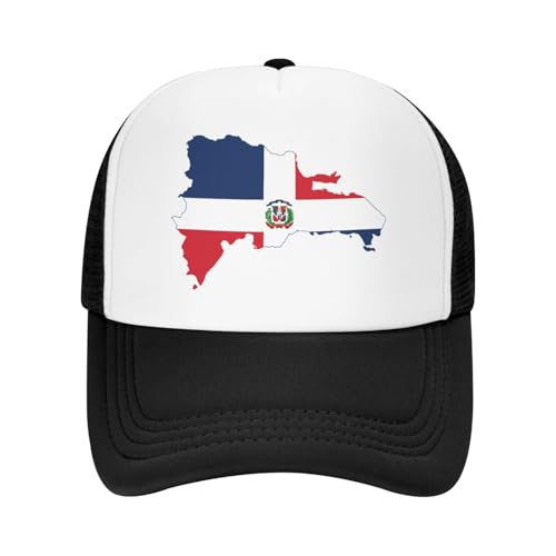 Flag of The Dominican Republic Trucker Hat Snapback Mesh Baseball Cap Unisex2