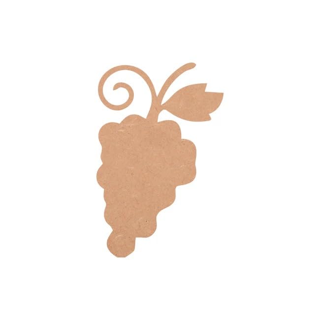 Image of HANDCRAFTLO MDF Wooden Grapes Fridge Magnet | Decorative Kitchen & Office Magnet | Strong Adhesion | Home Decor & Gift for Fridge Lovers