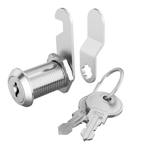 Cabinet Compartment Lock Kit – Heavy Duty Cam Latch Set, Secure Alloy Drawer Locks | Mailbox Locker Replacement System, Tool Cabinet Trailer Camp Storage Drawers Locking Setup Access Use