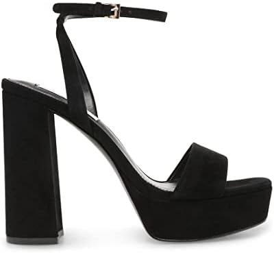 Steve Madden Women's Lessa Pump, Black Suede, 9.5 | Image 1