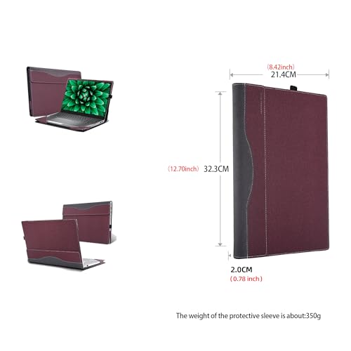 Funda para portátil Dell Precision 14" PU Cuero miniatura 3