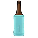 BrüMate Hopsulator BOTT'L - Insulated Beer Bottle Cooler for 12 Oz Bottles - Double-walled Stainless Steel - Perfect for Travel & Keeping Drinks Cold Outdoors (Aqua)