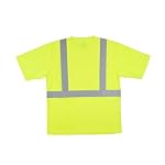 Restaurantware Lime Class 2 High Visibility Safety Shirt, M, 20 Ct - Image 3