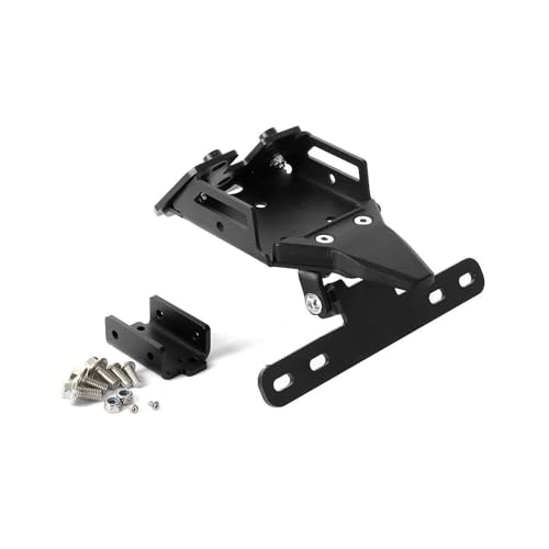 Support de plaque noir arrière rigide CFMOTO 675SR-R anti-vibrations