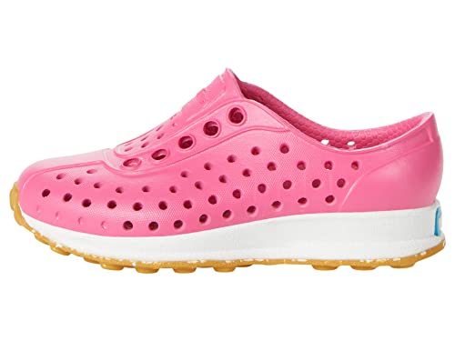 Native Shoes Tenis Robbie unisex para niños pequeños, Rosa Hollywood/Blanco Shell/Mash Speckle, 22 EU