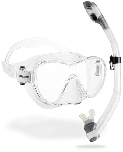 Cressi �_�C�r���O �}�X�N & �V���m�[�P�� �Z�b�g [ F1 & Dry ] �N���A YDS280000 �y���K�i�z