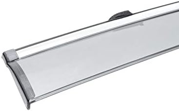 WellVisors Window Visors Wind Deflectors Compatible with Infiniti QX50 2019-2024 with Chrome Trim Rain Guards 3-847IN012