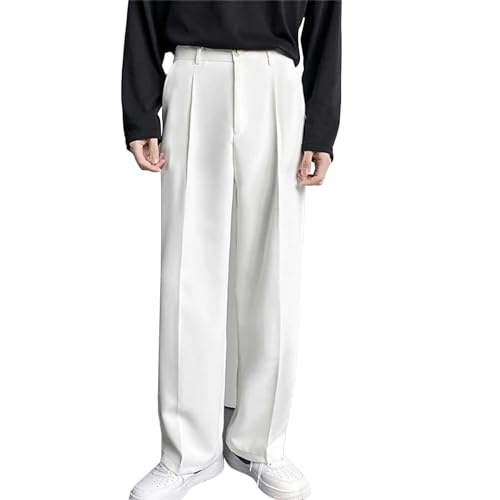 Generisch Pantalones de ocio largos para hombre, pantalones de chándal holgados de lino para hombre, cómodos, ligeros, pantalones cargo para hombre, pantalones de pana para el tiempo libre, pantalones