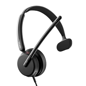 EPOS Impact 430 – Einseitiges Mono On Ear Headset mit Mikrofon Dual, Geräuschfilterung, USB C/USB A Anschluss, Home Office, Plug-and-Play, Zoom, UC-Kompatibilität