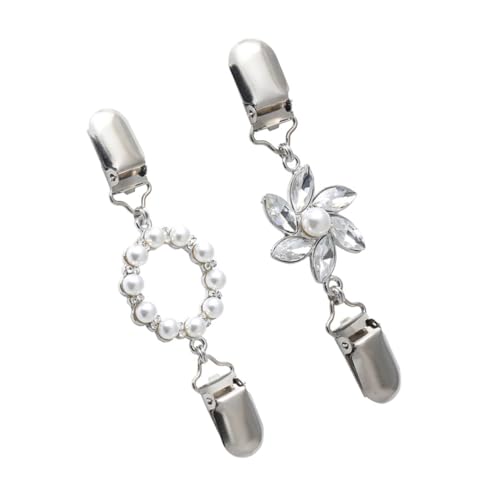 Serrer un pull trop grand avec ce lot de 2 pinces gilet à perles pour femmes