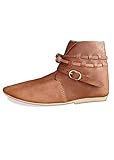 eberhardt bruchsal waschanlage  Battle-Merchant Hochmittelalterlicher Halbstiefel Eberhardt LARP Mittelalter Schuhe Stiefel (43, Braun)